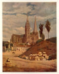 Corot, Jean Baptiste Camille , La Cathédrale de Chartres