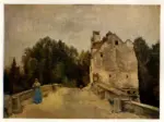 Corot, Jean Baptiste Camille , Moulin à Nantes