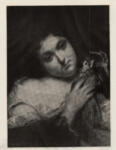 Anonimo , Courbet, Gustave - sec. XIX - Jeune fille eu perroquet