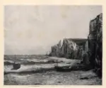 Courbet, Gustave , Les Rochers, Etretat
