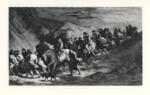 Daumier, Honoré , I fuggiaschi - Uno dei temi ricorrenti nell'opera di Daumier subito dopo la rivoluzione del 1848