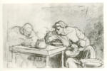 Daumier, Honoré , Pasto di una povera famiglia