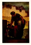 Anonimo , Daumier, Honor&eacute; - sec. XIX - La lavandaia
