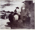 Daumier, Honoré , Le meunier, son fils et l'âne