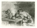 Anonimo , Daumier, Honoré - sec. XIX - La soupe