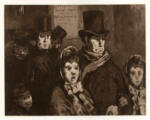 Daumier, Honoré , Nach dem Theater