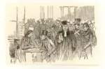 Daumier, Honoré , Im Foyer des Justizpalastes