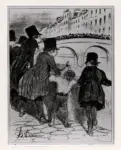 Daumier, Honor&eacute; , Les badauds