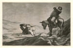 Daumier, Honoré , Uomo su un asino