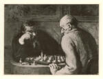 Daumier, Honoré , Partita a scacchi
