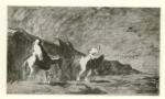 Daumier, Honoré , Due uomini a cavallo