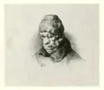 Daumier, Honoré , Ritratto