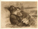 Daumier, Honoré , bacio -