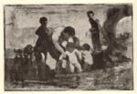 Daumier, Honoré , Le bain des enfants