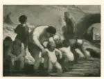 Daumier, Honor&eacute; , Badeszene