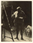 Daumier, Honoré , Le peintre au chevalet