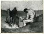 Anonimo , Daumier, Honoré - sec. XIX - Une Baignade