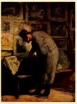 Daumier, Honoré , Il collezionista di stampe