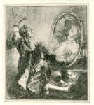 Daumier, Honoré , An actor studying a pose -