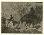 Daumier, Honoré , Uomini a cavallo