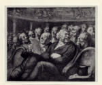 Daumier, Honoré , Pendant l'entr'acte à la Comedié Francaise