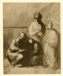 Anonimo , Daumier, Honor&eacute; - sec. XIX - Enfant lisant