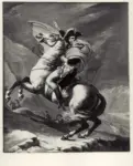 David, Jacques-Louis , Bonaparte a cavallo