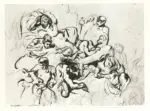 Delacroix, Eug&egrave;ne , Studio per la "Mort de Sardanapale"