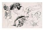 Delacroix, Eugène , Studio per la "Morte di Sardanapalo"