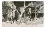 Delacroix, Eugène , Cavalli nella scuderia