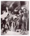 Delacroix, Eug&egrave;ne , Faust e Mefistofele nella taverna