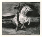 Delacroix, Eugène , Chevalier - Studio per la "Bataille de Nancy"