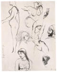 Anonimo , Delacroix, Eugène - sec. XIX - Disegni fatti la sera del 23 gennaio 1829