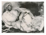 Delacroix, Eugène , Arabo sdraiato
