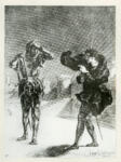 Delacroix, Eugène , Amleto e il fantasma