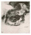 Delacroix, Eugène , Ritratto di Maurizio Sand