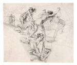 Delacroix, Eugène , Giovinette di Sparta che si esercitano alla lotta