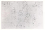 Anonimo , Delacroix, Eugène - sec. XIX - Page d'étude