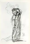 Delacroix, Eugène , Donna con brocca sulla spalla