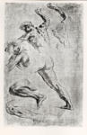 Delacroix, Eugène , - Studio di nudo maschile in movimento