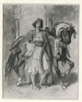 Anonimo , Delacroix, Eugène - sec. XIX - Evzone Grec