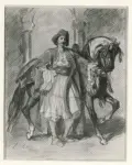 Anonimo , Delacroix, Eug&egrave;ne - sec. XIX - Evzone Grec