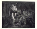 Anonimo , Delacroix, Eugène - sec. XIX - Samuel apparaissant à saul