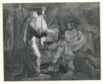 Anonimo , Delacroix, Eugène - sec. XIX - Samuel apparaissant à Saul