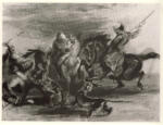 Delacroix, Eugène , Chasse au tigre