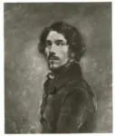 Anonimo , Delacroix, Eugène - sec. XIX - Autoritratto
