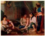 Anonimo , Delacroix, Eug&egrave;ne - sec. XIX - Donne di Algeri