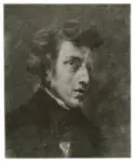Anonimo , Delacroix, Eug&egrave;ne - sec. XIX - Ritratto di Federico Chopin