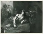 Anonimo , Delacroix, Eug&egrave;ne - sec. XIX - Cl&eacute;opatre et le paysan