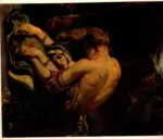 Anonimo , Delacroix, Eug&egrave;ne - sec. XIX - Presa di Costantinopoli dai crociati